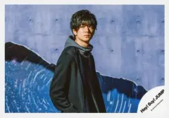 【中古】生写真(ジャニーズ) Hey! Say! JUMP/中島裕翔/横型・上半身・衣装黒・体右向き・目線左・背景青グレー/「Fantastic Time」PV＆ジャケ写撮影/公式生写真