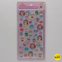 第②弾 Disney ディズニー ボンボンドロップシール ステッカー BONBON DROP seal 【ディズニープリンセス】 8812020