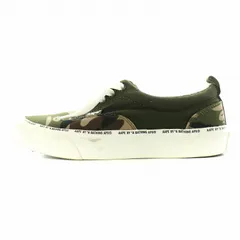 アベイシングエイプ A BATHING APE AAPE サルカモ スニーカー シューズ 22.0cm カーキ /AN18のサムネイル