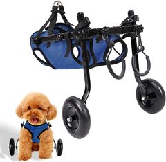 犬用 車いす 車椅子 小型 中型 ペット用 2輪歩行器 リハビリ 介護 老犬 ☆