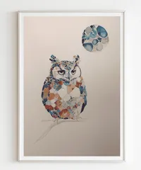 2025年最新】フクロウ 絵画の人気アイテム - メルカリ