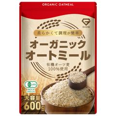 オートミール クイックオーツ 1.2kg (600g×2袋) オーガニック 有機JAS認証 調理時間短め GronG（グロング）