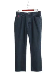 【お得なクーポン配布中!】 00s ポロ ラルフローレン コットン チノ パンツ メンズ 34 32 / オールド ノータック スラックス チノパン ストレート トラウザー ネイビー