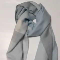 カシミヤ100%先染めチェック大判ストール