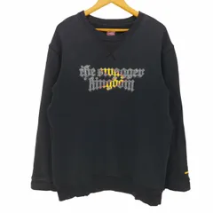スワッガー SWAGGER 00S OLD ENGLISH ファイヤープリント Vガゼット クルーネック スウェット ボロ メンズ 表記無 のサムネイル