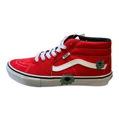 Supreme x Vans x Nate Lowman Skate Grosso Mid RED 未使用 28cm