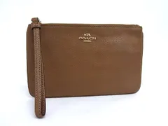 COACH コーチ F57465 レザー マルチポーチ マルチケース 小物入れ レディース メンズ ブラック系 DJ2956