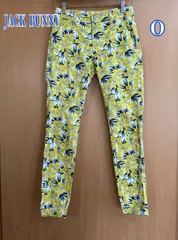 JACK BUNNY ジャックバニー レディース　ストレッチパンツ 花柄 イエロー系 0  商品番号　263-7131514