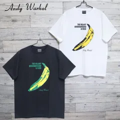 新品 メンズ 半袖 Tシャツ 半袖Tシャツ ティーシャツ バンドTシャツ バンT プリント アンディ・ウォーホル バナナ アート ロゴ グラフィック ユニセックス レディース 白 ホワイト 黒 ブラック