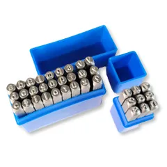 打刻印 セット 小文字 数字 レザークラフト アルファベット ポンチ ハンドメイド DIY 金属 革 (3mm 小文字+数字) [3mm 小文字+数字]