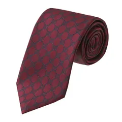 新品 グッチ GUCCI ネクタイ GGパターン レッド系 赤