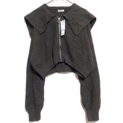 axes femme 長袖パーカー グレーのような茶色 個性的 可愛い F 新品