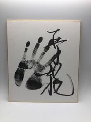 第64代横綱 曙太郎関 落款入り サイン 手形 色紙 - メルカリ