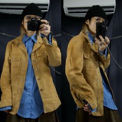Euro USED WesternShirtsType “SunFade,Junk” Suede Leather Jacket