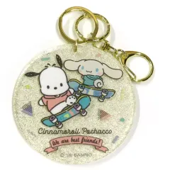 【中古】雑貨 10.シナモロール＆ポチャッコ キーホルダー ゴールド 「サンリオ当りくじ シナモロール ポチャッコ当りくじ」