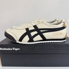 Onitsuka Tiger オニツカタイガー MEXICO 66 スニーカー メンズ シューズ 男女兼用 ローカットスニーカー カジュアルシューズ スポーツシューズ 防滑 箱付 ベージュ&ブラック