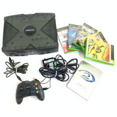 ジャンク品 Microsoft マイクロソフト クリアブラック スケルトン Xbox 本体＆ソフトまとめ  ブラック   　240002230743のサムネイル