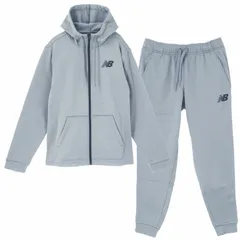 ニューバランス トレーニングウェア メンズ 上下 Newbalance Tenacity フリース ジャケット ロングパンツ セットアップ 裏起毛 スウェット  吸汗速乾 スポーツウェア 上下組  フルジップフーディ /MJ23020-AMP23022-GNM
