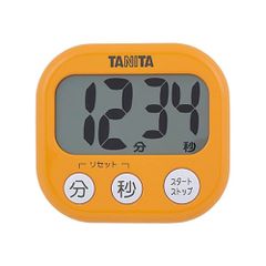 【新品未開封】 tanita キッチン 勉強 学習 タイマー タニタ 大画面 大音量 100分 マグネット スタンド付き オレンジ でか見えタイマー TD-384 OR