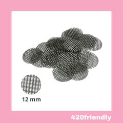 420friendly バリカタスクリーン "PIPE SCREENS" 20枚セット 12mm パイプ ボング用 スクリーン ネット 網