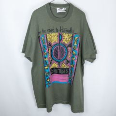 【古着】GONE TROPO ネイティブハワイアン Tシャツ