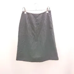 ◇ Θ OPAQUE.CLIP オペークドットクリップ 膝下丈 タイト スカート サイズ40 ネイビー系 レディース E  【1506230021819】