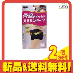 スリムウォーク 骨盤をきっちり支えるショーツ 1枚 (ブラック Lサイズ) 2個セット まとめ売り