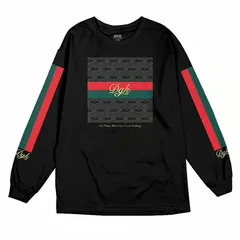 DGK ディージーケー 長袖 Ｔシャツ ロンＴ LUX ラグジュアリー モノグラム 黒 ブラック 西海岸 ストリートのサムネイル