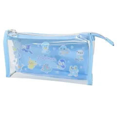 ポケットモンスター ペンケース 三角マチポーチ サックス ポケモン マルヨシ PVCポーチ キャラクター グッズ 