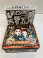 【広店】鬼滅の刃 特製缶入り 日めくりカレンダー コミックカレンダー 2021 　【741-2196】