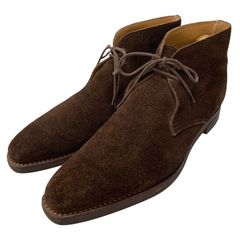 クロケット&ジョーンズ チャッカブーツ プレーントゥ【LA】【中古】