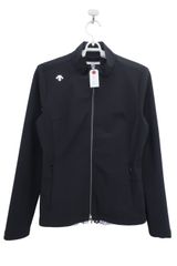 【美品】DESCENTE(デサント) フルジップジャケット 黒 レディース M ゴルフウェア 2507-0130 中古