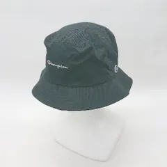 ◇ Θ Champion チャンピオン ブランドロゴ刺<!-利用不可文字-!> バケットハット ブラック系 サイズフリー レディース メンズ E  【1502180050176】