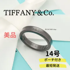 独特の素材 ☆SALE☆【TIFFANY&Co.】ナロー ブラック チタン 14号 597