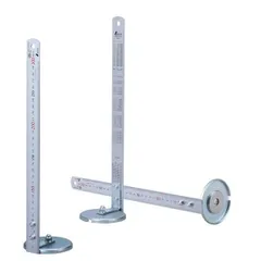 マグのスケ ２本セット  ARAO (アラオ) AR-4111 鉄骨などのレベルを計るマグネット付きのスケール 台座:63Ф 定規:30cm(JIS規格品)  AR4111