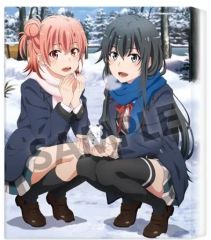 [중고] 캔버스 보드·캔버스 아트 유키노시타 유키노 & 유이가하마 유이(2019 winter ver.) 캔버스 아트 [역시 내 청춘 러브 쌀은 틀렸다. 완]