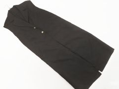 CLASSICAL ELF クラシカルエルフ スリット ロング ベスト sizeM/黒 ◇■ レディース