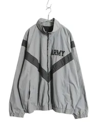 【お得なクーポン配布中!】 90s 米軍実物 US ARMY ナイロン トレーニング ジャケット X-LARGE REGULAR 99年製 オールド ミリタリー IPFU 軍物 大きいサイズ ジャンパー