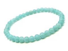 アマゾナイト ブレスレット 4mm パワーストーン ブレスレット メンズ レディース 天然石 数珠 パワーストーン
