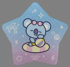 【中古】マグカップ・湯のみ KOYA(アールエム) 星型紙コースター 「『BT21カフェ』 ～PHOTO TIME～」 ドリンク注文特典