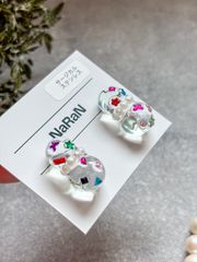 554≫カラフルポップなレジンピアス