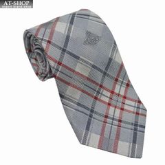ヴィヴィアンネクタイ ヴィヴィアンウエストウッド Vivienne Westwood メンズ ネクタイ AW2024モデル 8.5cm チェック柄 GREY 誕生日 プレゼント ギフト