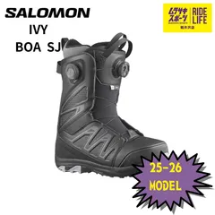 【ムラスポ公式】SALOMON サロモン　IVY BOA SJ BOA アイビー（ブラック）　25-26　NEW　レディース　ブーツ　スノーボード  10%OFFのサムネイル
