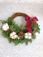❤︎送料込み❤︎針葉樹が香るnatural green Xmasリース