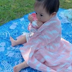 「残り1点」B品おくるみ ベビーカー 春　夏　秋 ガーゼ 赤ちゃん ベビー おしゃれ お昼寝ケット 大判 ベビーベッド 新生児 キッズ ストール ブランケット