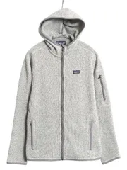 【お得なクーポン配布中!】 パタゴニア ベターセーター フーディ レディース S / 12年製 アウトドア 裏起毛 フリース パーカー フルジップ ジャケット 霜降り グレー
