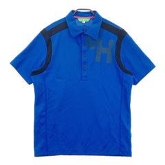 極美品】D/him. ディーヒム ハーフジップ ポロシャツ ブルー 48 - メルカリ