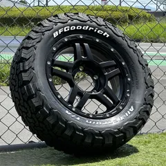 【引取り限定】BFGoodrich KM3＋MKW MK-46　5本 バリ溝 2025年最新】BFグッドリッチ 車 タイヤ・ホイールセットの人気
