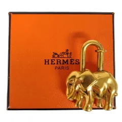 HERMES エルメス カデナ エレファント 象 チャーム ゴールド 正規品
