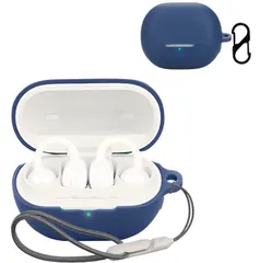 SOUNDPEATS SOUNDPEATS 保護ケース 軽量小型 UU UU 防震 充電便利 全面保護 收納 防塵 防水 保護ケース 耐衝撃 キズ防止 保護カバー 軽量 旅行 便利 シリコン (ブルー) ケース ケース 用 イヤーホン カバー【JYJIEJIEのサムネイル